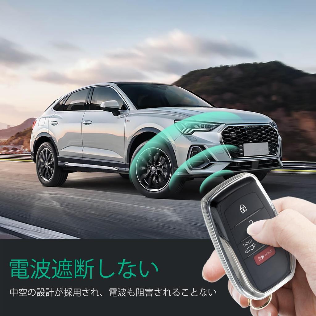 [Unhoke] Alphard 30 Series Key Case, Clear Corolla Cross, Key Cover, Transparent Harrier 80
