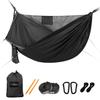 Travel Bird with Mosquito Net and Ridge 70D Nylon Large Easy To Suitable for Outdoor Parks Hammock, Integrated, Rope, 290140CM, Lightweight,