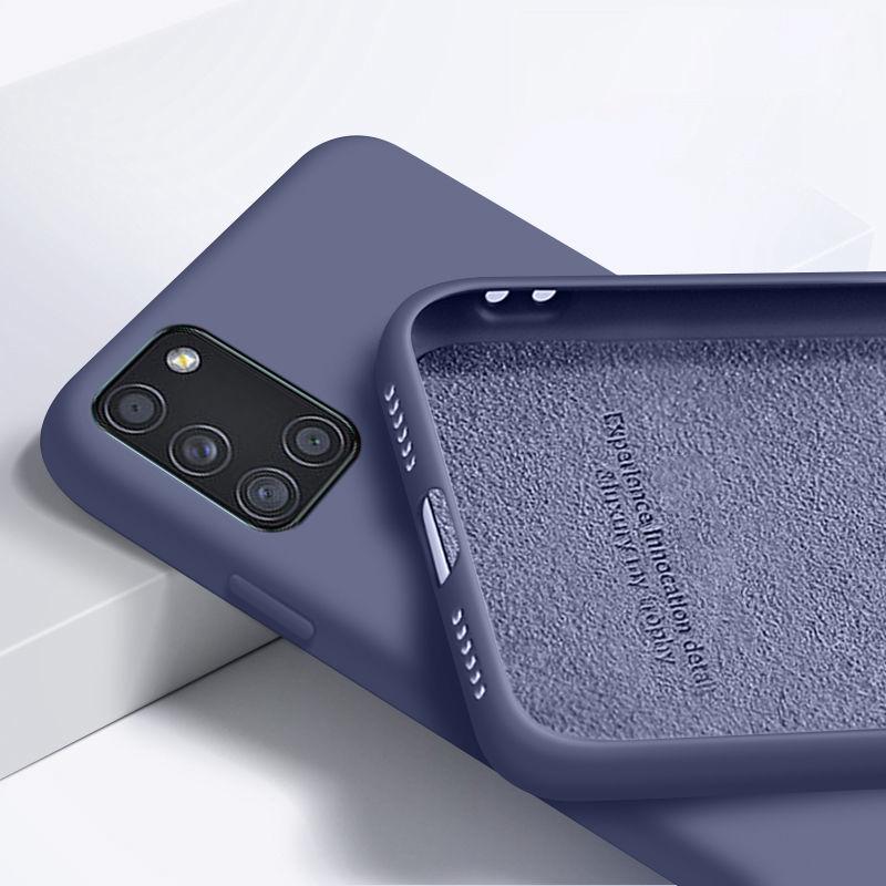 Жидкий силиконовый чехол для Samsung Galaxy A51 A71 A50 A53 A13 M31 M31S M51 M21 A12 A21S A32 A22 S21 S20 FE S22 Note 20 Ultra 10 S8 S9 S10 Plus.