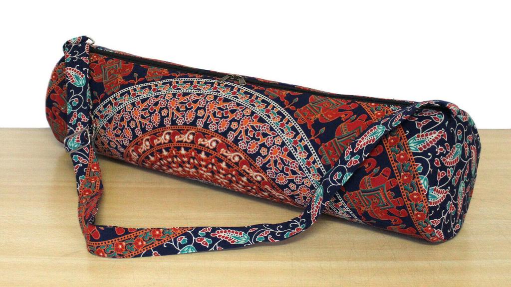 Cotton Yoga Mat Bag, Handmade Sport Gym Bag, Carrier Bag, Pilates Bag, Fitness Bag, Excercise Bag