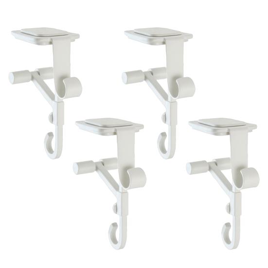 2-in-1 Fireplace Stocking And Garland Hanger Adjustable Heavy Duty Wreath Hanger No Drilling Mantel Stocking Holder for Christmas Decoration