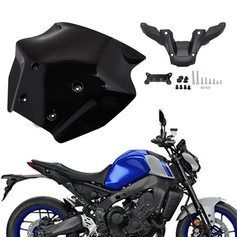 1 Set Motorcycle Windshield ABS Wind Deflector Fit for Yamaha MT-09 2024 / MT-09 SP 2024