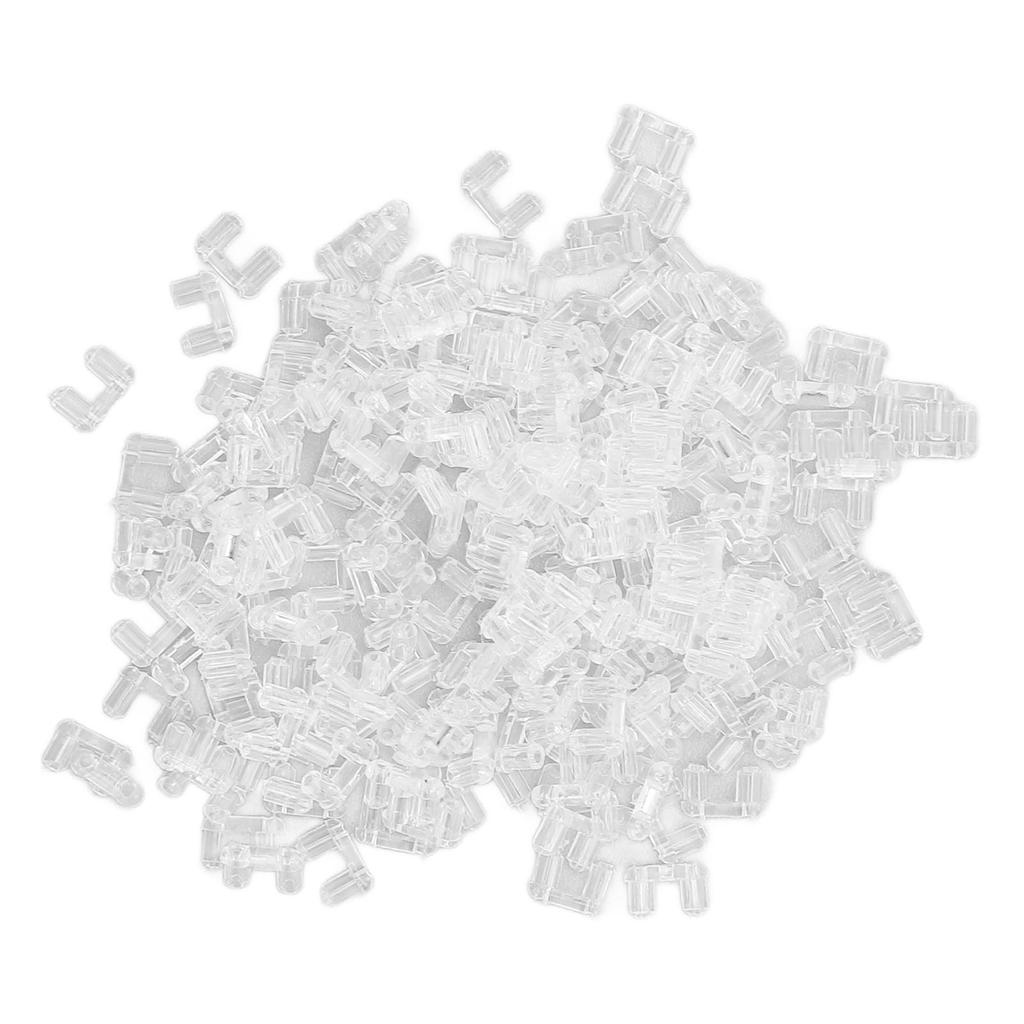 200 шт. компрессионные чехлы для очков без оправы прозрачные пластиковые аксессуары для фиксации инструменты оправы без оправы Mou