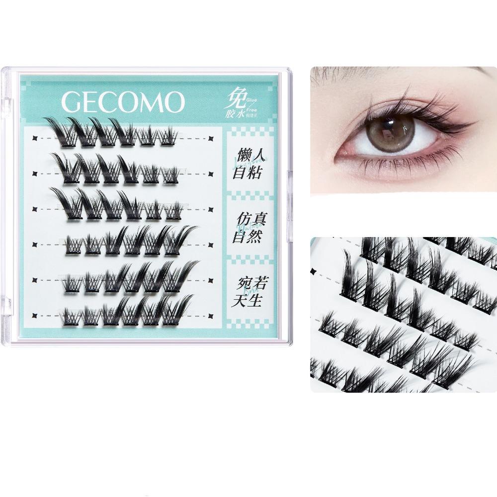 Накладные ресницы без клея для наращивания ресниц, индивидуальные пучки накладных ресниц ежедневно