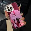 A-Angel Dust H-Hazbin H-Hotel Чехол для телефона для iPhone 11 12 13 14 15 16 Pro Max Plus белый Серебристый Чехол для телефона