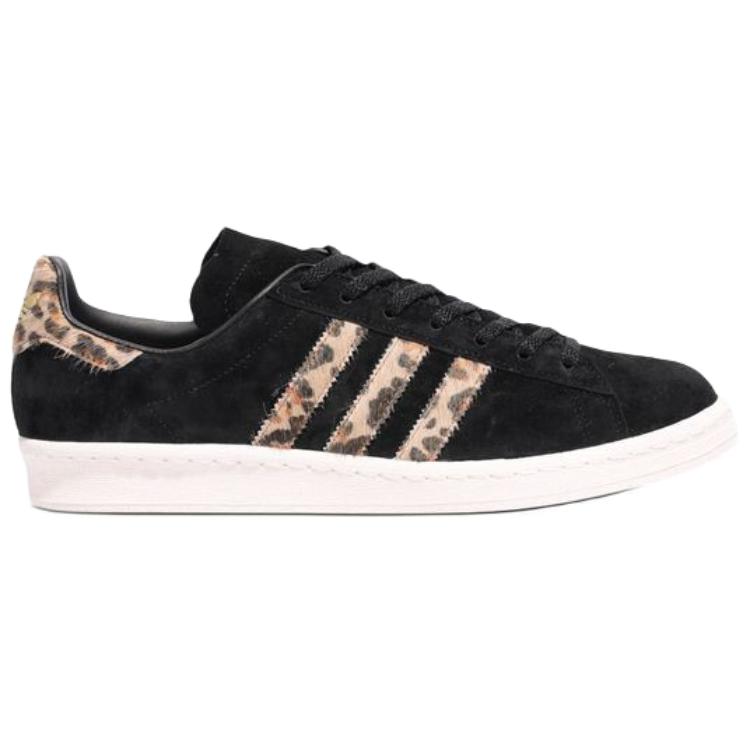 adidas Originals x XLARGE Campus 80s Низкие кеды для скейтборда, устойчивые к истиранию, Мужские, Черно-коричневые, Q34551