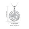 Eudora 925 Silver Pentagram Necklace Guardian Star Tetragrammaton Rune Amulet Pendant Jewelry Fine Gift For Men Women
