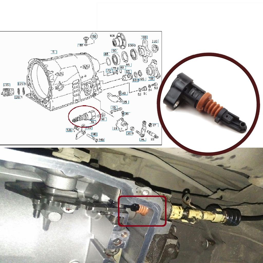ESP1121 Рычаг отпуска стояночного тормоза Селектор клапана Селектор переключения передач Трос переключения соединительный соединитель с багажником A1402701365 для Mercedes