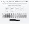 Xiaomi Mijia Cordless Rechargeable Electric Screwdriver Multi-size 3.6V 2000mAh Li-ion 5N.m With 12Pcs S2 Screw Bits For Home