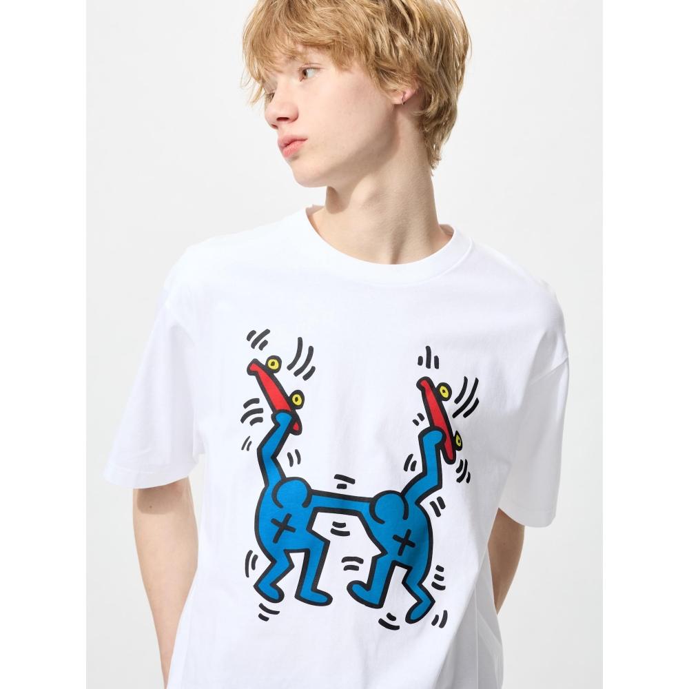 Uniqlo Япония Кит Харинг Ut Расслабленный крой