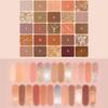 25-цветная палитра теней для век жемчужно-матового цвета, контурные тени для век, прочные водонепроницаемые и устойчивые к поту косметические продукты для студенческого макияжа