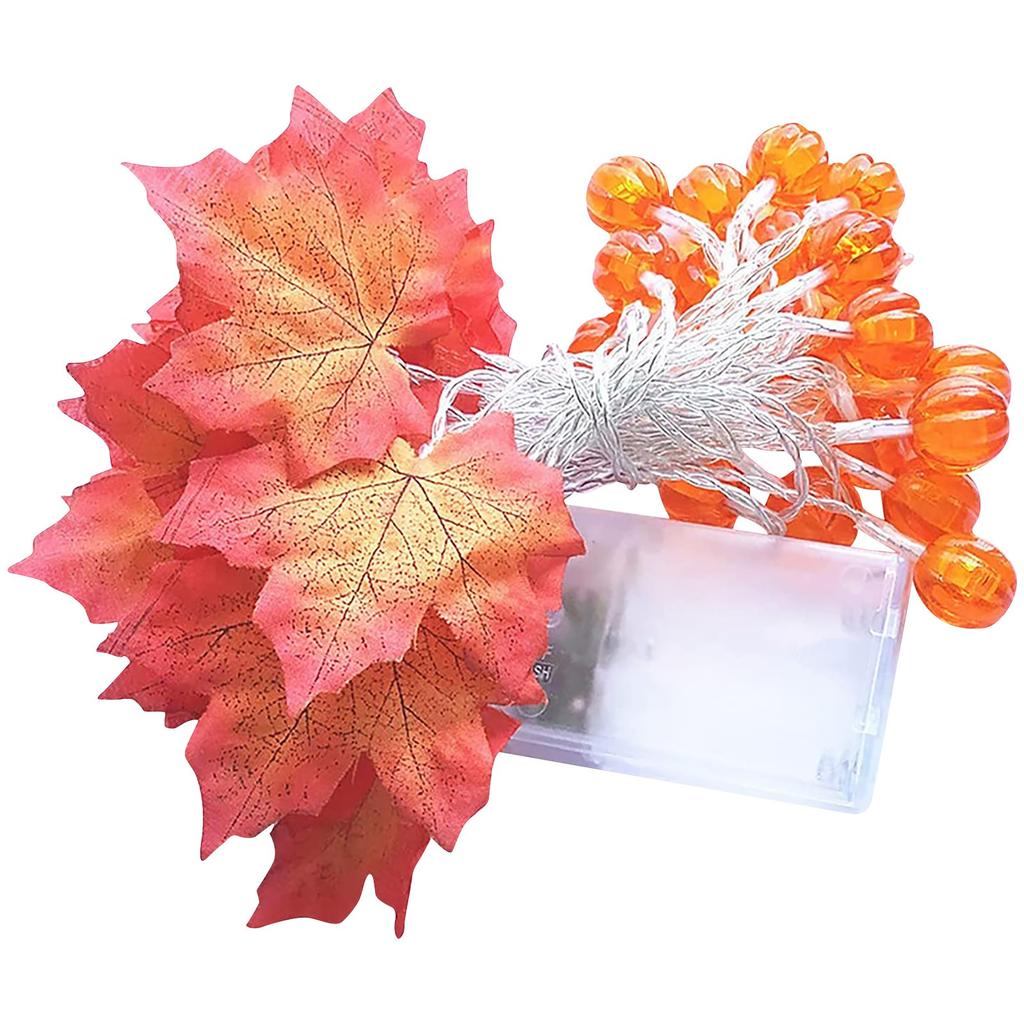 Halloween Decoration Maple Leaf  Ornament Halloween Lights