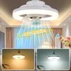 360° Rotating Ceiling Fan Summer Light E27 Intelligent Fan with Remote Control Led Fan Light for Living Room Bedroom Top Light 85-265V New