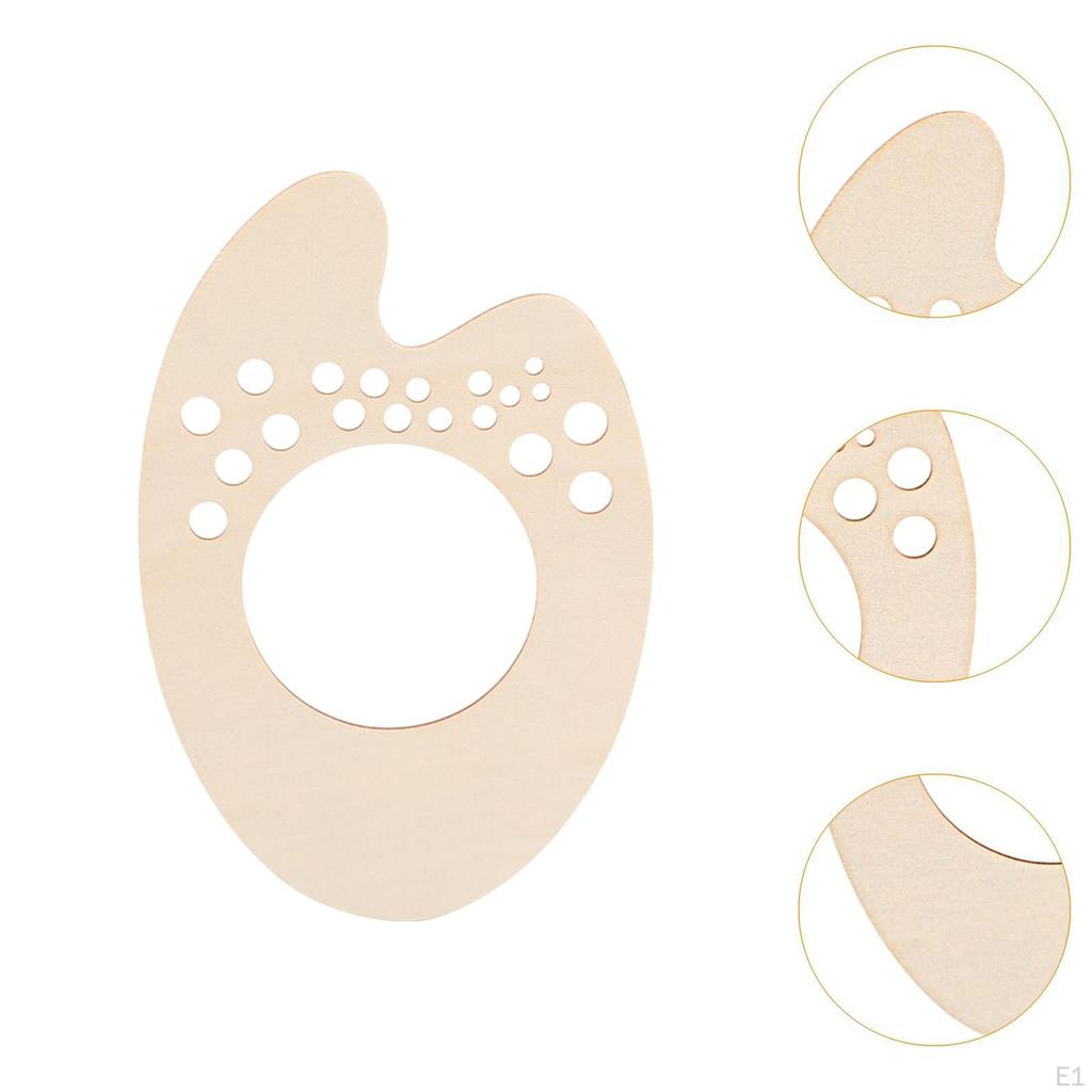 Палитра для рисования деревянная краска обучающие пособия головоломка игрушка палитры для акрилового искусства палитра