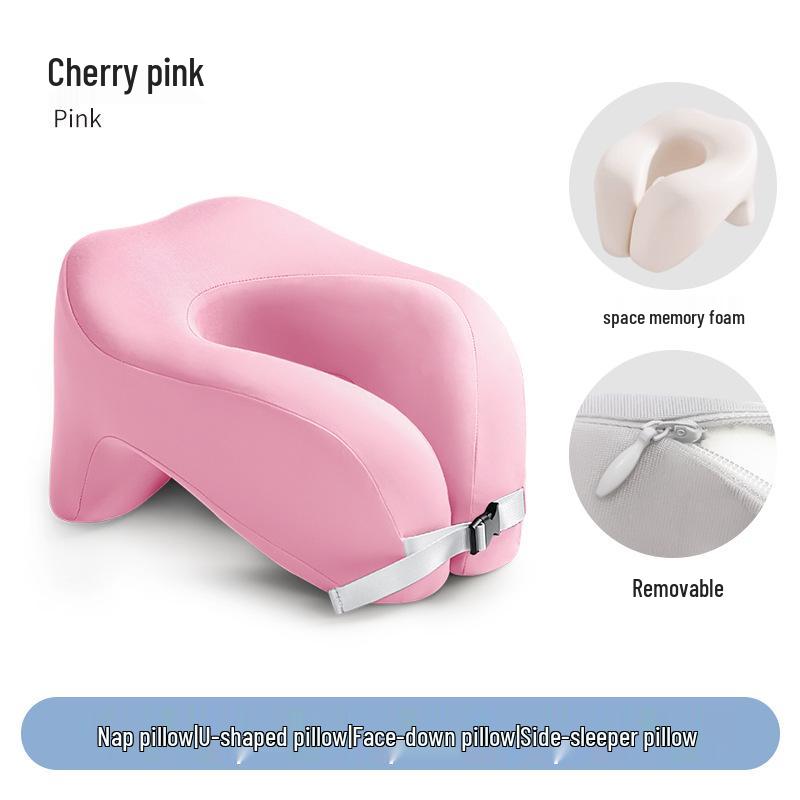 U-образная дорожная подушка из пены с эффектом памяти для поддержки шеи