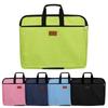 Business Documents Zipper A4 Size Durable Big Capacity Handbag Double Layers File Folder Files Bag