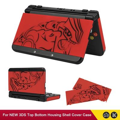 11 Цветов Сменная Крышка Для NEW 3DS Лицевая Панель Крышка Панели Лица Верхняя Задняя Панель Корпуса Батареи Чехол A & E Для Аксессуаров NEW 3DS