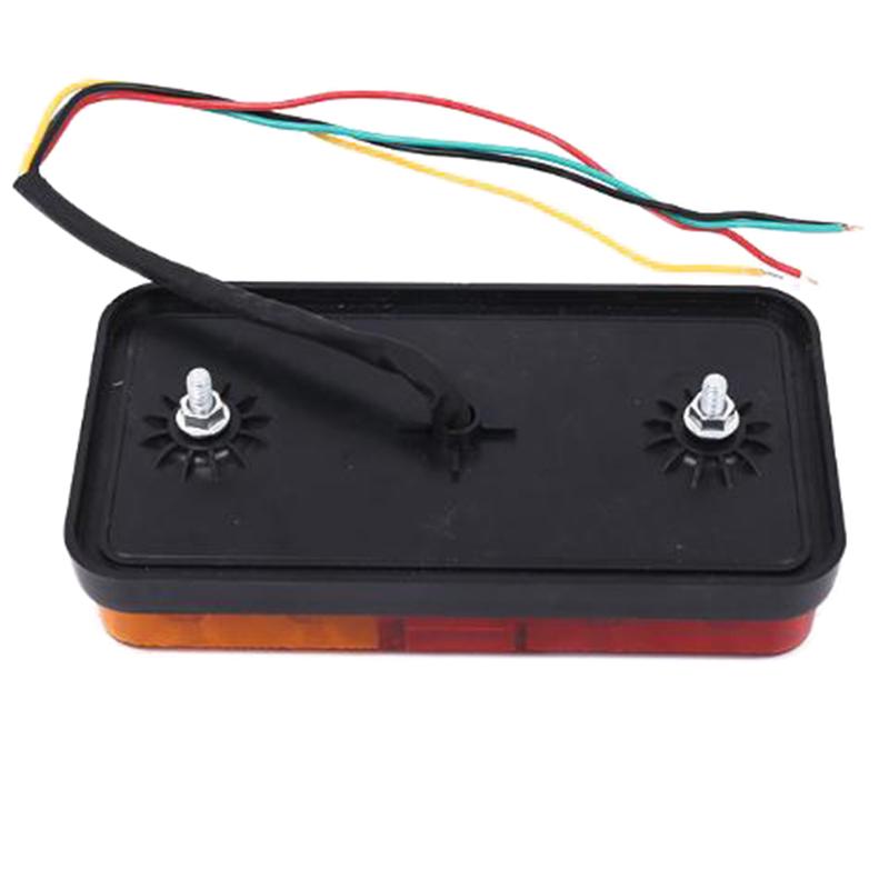 10 светодиодных задних фонарей, лампы для грузовых автомобилей, прицепов, караванов, автобусов, дом на колесах, 12 В