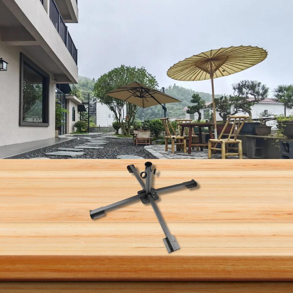 Adjustable Center Hole Collapsible Umbrella Holder Umbrella Base Stand