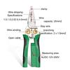 Инструмент для зачистки и скручивания проводов для и вытягивания проводов, кабельные ножницы для зачистки и опрессовки проводов с тестером напряжения