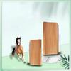 Wood Color Dog Hair Removal Comb Stainless Steel Horse Brush Multipurpose Pet Supplies
