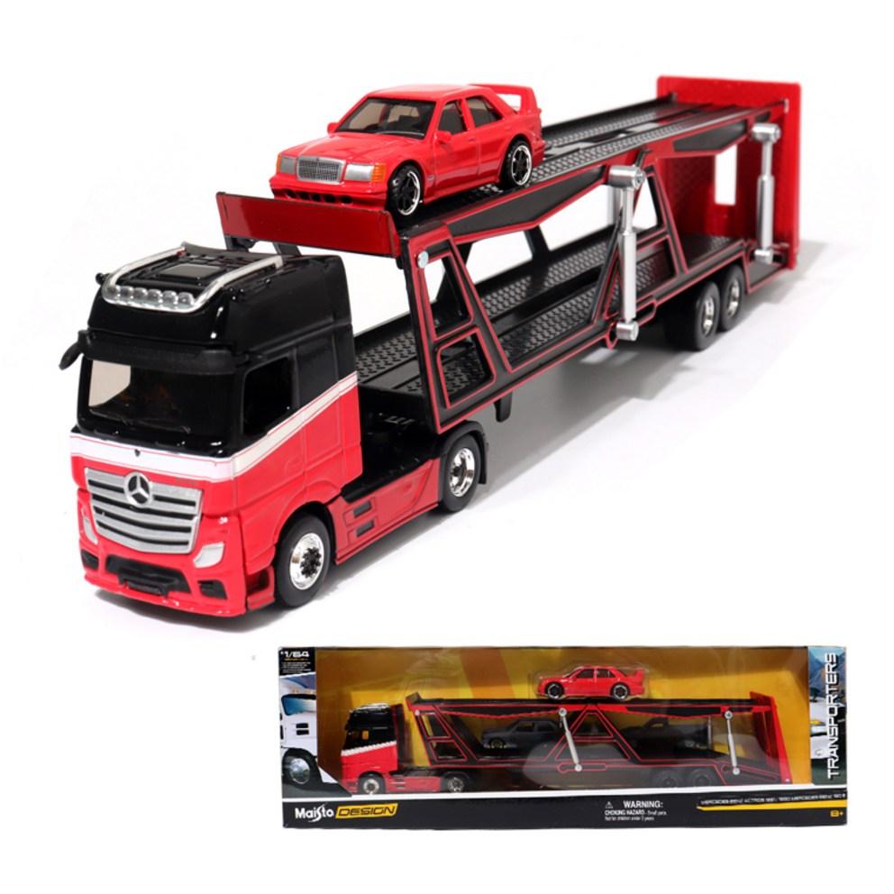 Майсто 1:64 литая модель Mercedes-Benz Actros Автовоз (красный)