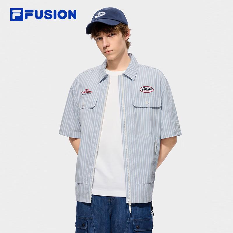 Fila Fusion Повседневная плетеная рубашка с коротким рукавом для пары