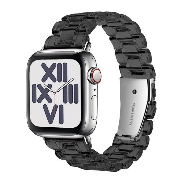 Ремешок из прозрачной смолы для часов Apple Watch Ultra 10 9 8 7 6 se 5 4 band прозрачная сталь для Apple Watch 49 мм 46 мм 45 мм 41 мм 44 мм 40 мм