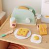 Toy Wooden Green Bread Maker For Childrens Simulated Cooking And Daily Gift