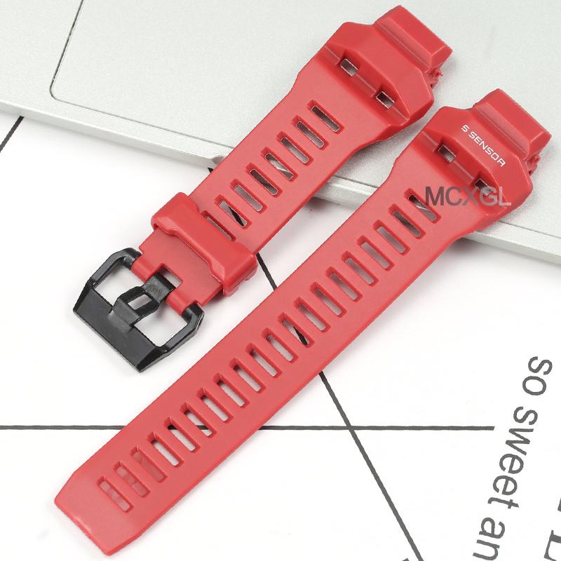 Резиновый Ремешок Для Casio G-Squad GBD-H1000-1A7JR Мужской Ремешок GBD-H1000 GBD H1000 Запасной Браслет
