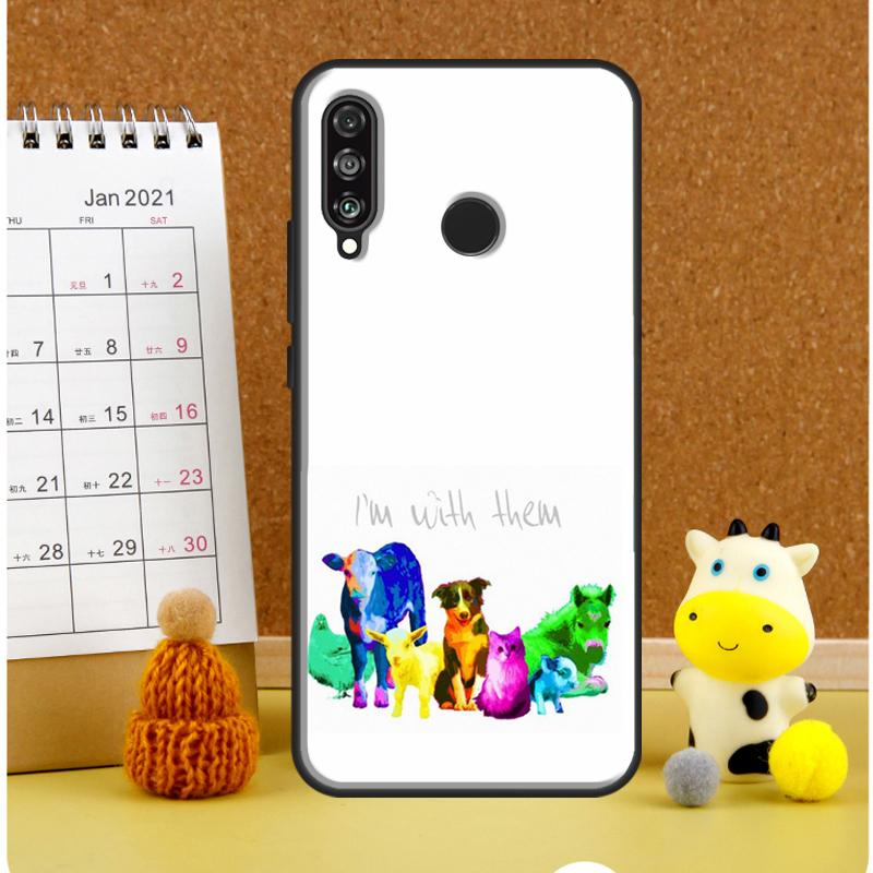 ЛЮБЛЮ ОВОЩИ Вегетарианские Цитаты ВЕГАНСКИЙ Чехол для Телефона Для Huawei Nova 11 Pro 9 10 SE 3i 7i 11i 5T Y60 Y61 Y70 Y90 Y91 P20 P40 P30 Lite