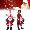 Christmas Inflatable Outfit With Santa Claus For Seasonal Celebrations And Receptions