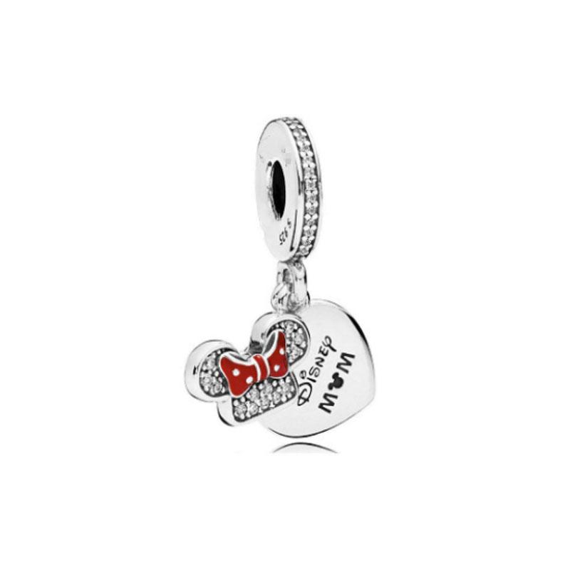 Brand New Cute Animal Mouse Bead Component Couple Pendant Bead Component, Ideal Designed For Authentic Original European Bracelet High Quality Fine