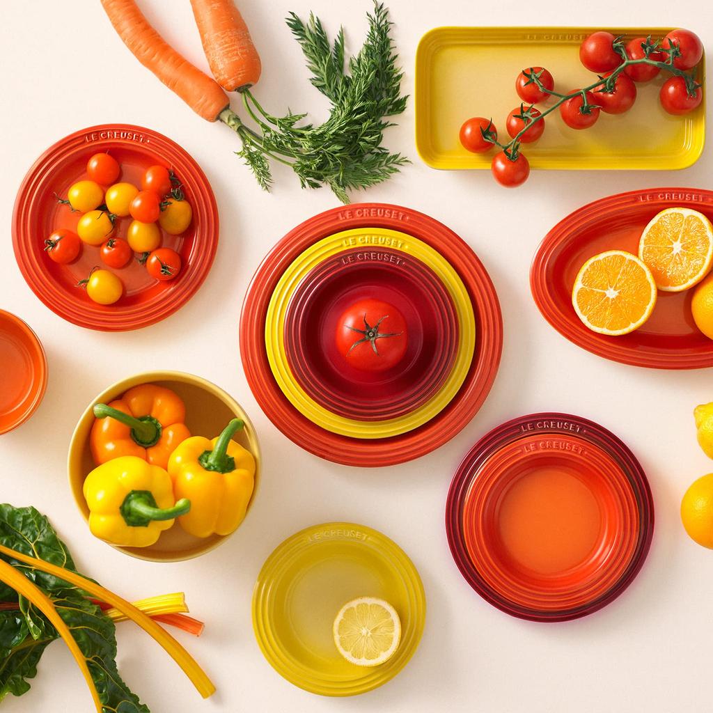 Le Creuset глубокая миска 500 мл оранжевая термостойкая морозостойкая микроволновая печь можно мыть в посудомоечной машине