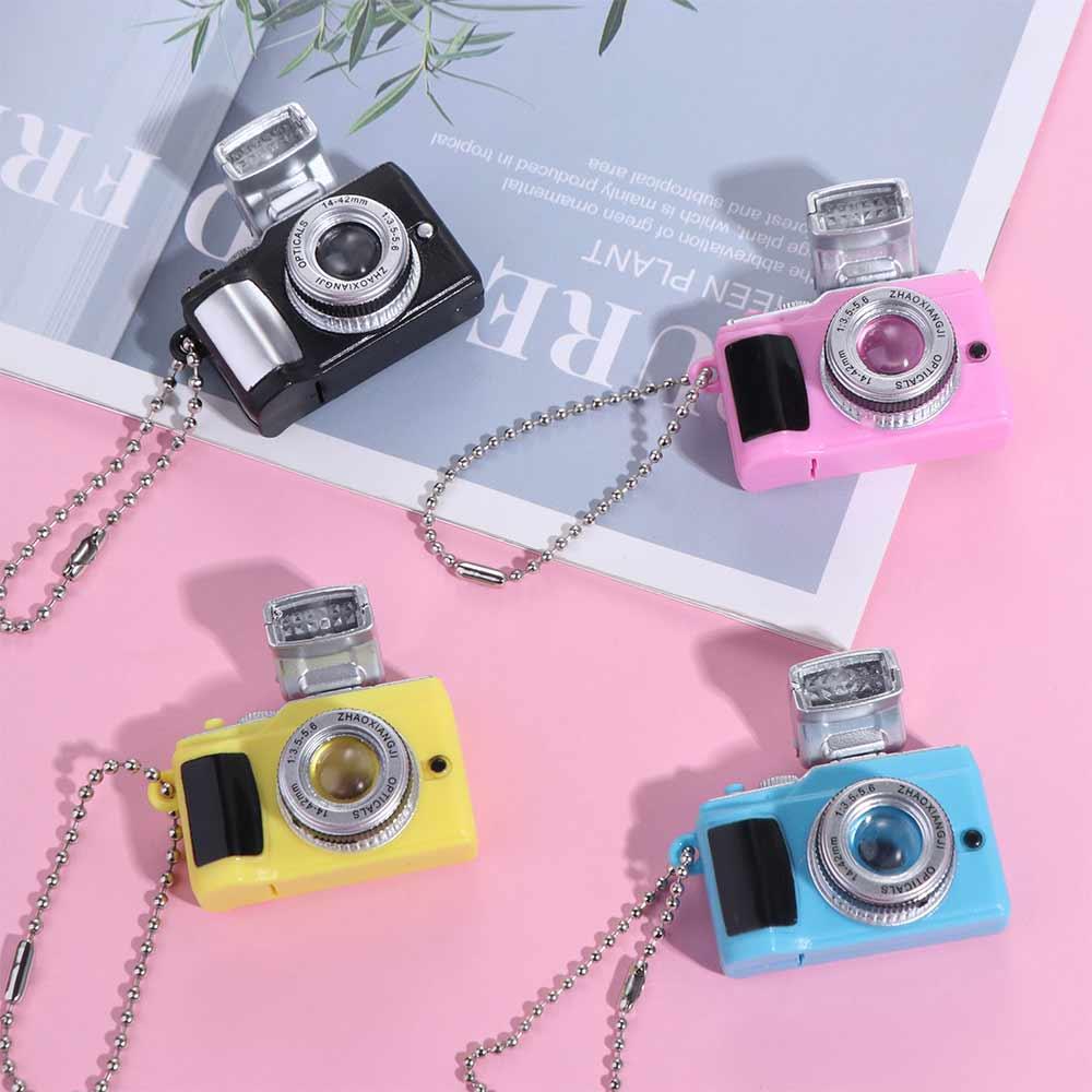 Светодиодная камера, автомобильный брелок для ключей, пластиковая мини-камера, игрушка, светодиодные брелки, подарки на день рождения для друзей