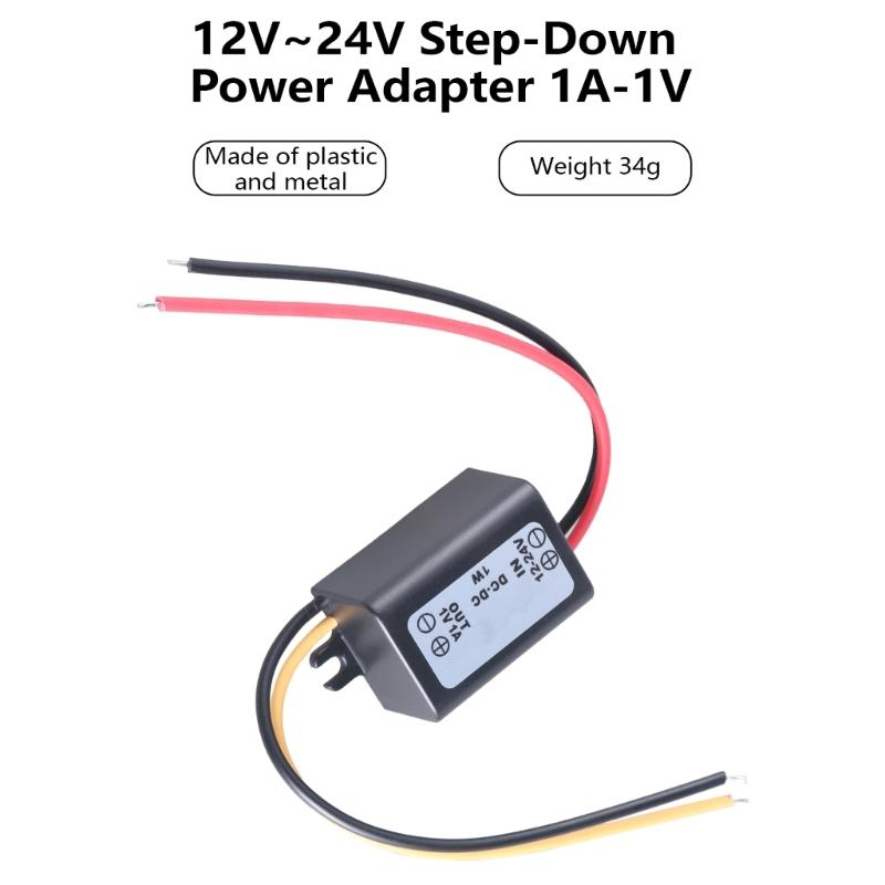 12V 24V to 1/2/7/8/10V 1A Converters Waterproof Powers Module Buckk Converters Module Voltages Regulator