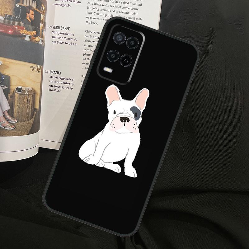 Чехол для телефона French Bulldog Dog для Oppo A80 A60 A40 A94 A54 A98 A78 A18 A38 A58 A16 A76 A96 A17 A77 A74 A57S A15