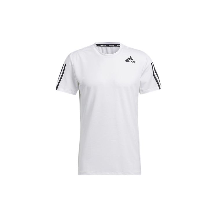 Adidas Aero3s Tee Pb Casual Running Sports Short Sleeve T-Shirt Men Tops White GQ2164