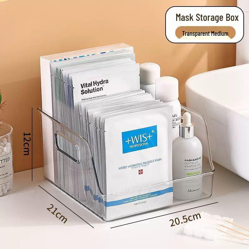 Прозрачный пыленепроницаемый органайзер для косметики большой вместимости для помады и средств по уходу за кожей