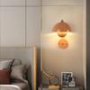 E27 Nordic Настенный светильник Светодиодный фонарик Прикроватные лампы Внутреннее освещение Грибные бра Креативный выключатель Macaron для гостиной