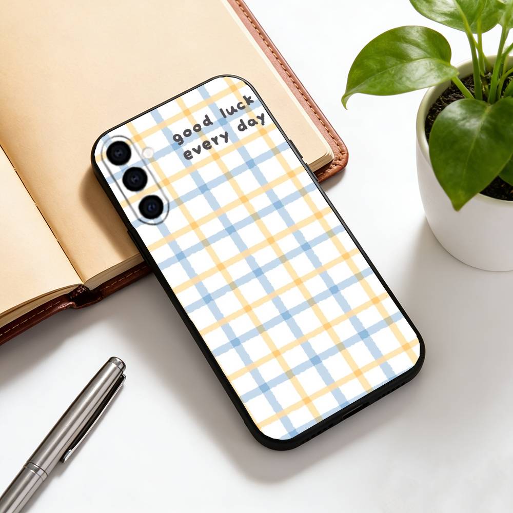 Минималистичный чехол для телефона Черный силикон Мягкий Для Samsung Galaxy A73,A72,A71,A70,A53,A52,A51
