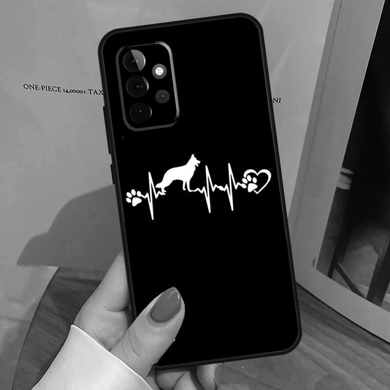 Чехол для собаки Немецкая овчарка для Samsung Galaxy A56 A36 A16 A06 A13 A33 A53 A52 A32 A12 A54 A34 A14 A35 A55 A17 A15