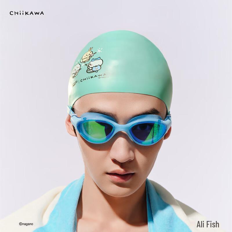 Speedo CHIIKAWA Series Printed Silicone Adult Swim Cap