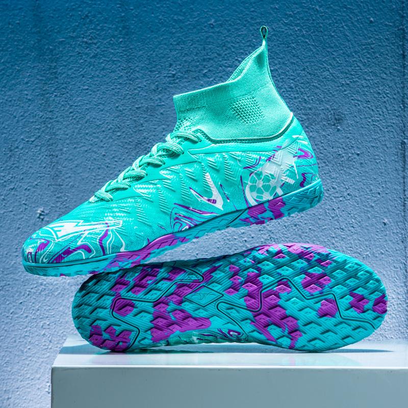 Новые мужские профессиональные унисекс футбольные бутсы FG Нескользящие Футбольные ботинки Открытый дропшиппинг Футзал Матч Тренировка Спортивные кроссовки