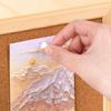 Wall Hanging Photo Display Board Double-sided Memo Board Home Decoration Cork Notice Board  Office