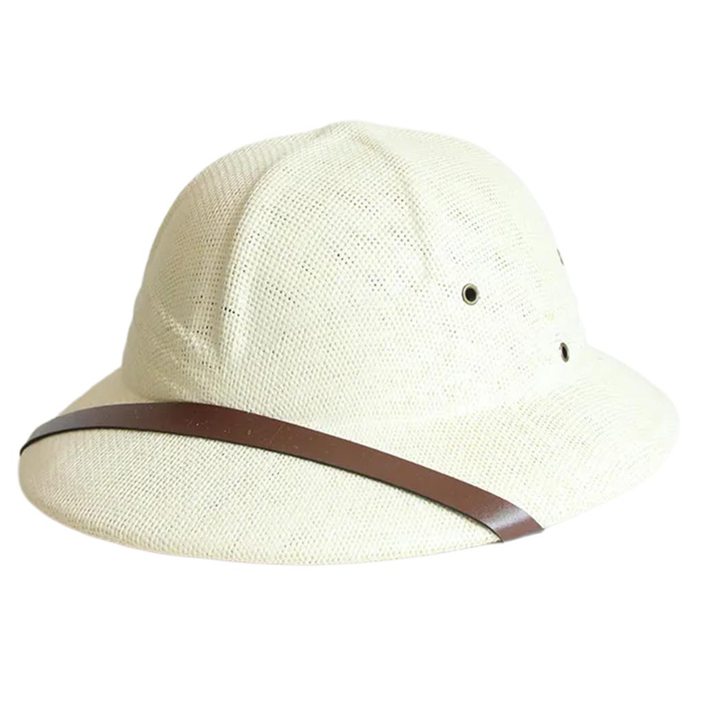 Vintage Handcrochet Straw Hat Vacation Bucket Hat for Adult Women Outdoor Activity Panama Hat for Travel and Casual Wear