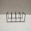 Vinyl Record Stand Vinyl Record Display Shelf Black Iron Desktop Storage Book Rack Record Collection Storage Exhibit Stand