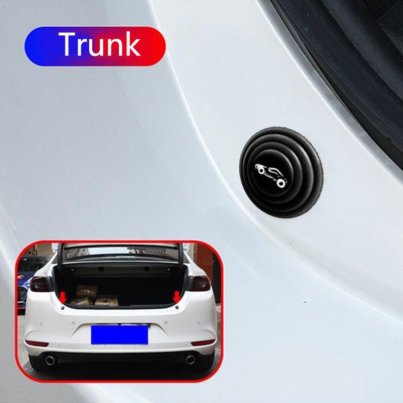 20pcs Car Door Silicone Anti Shock Pad Universal Trunk Sound Insulation Thickening Cushion Stickers Anti Scratch Gaskets