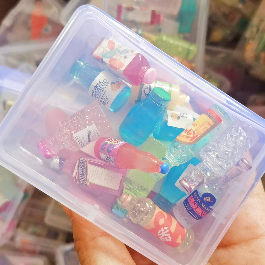 Play House Food Toys, Simulation Molds, Mini Food Games, Wine Bottles, Beverages, Children'S Play Models, 15 Packs