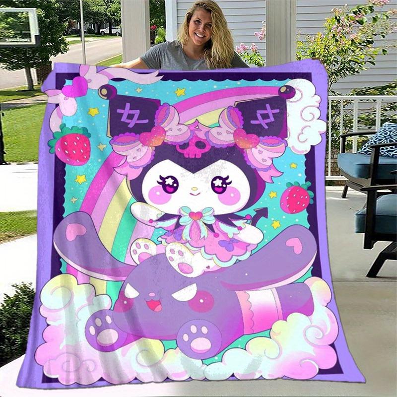 1pc. Cute Kawaii Cat Print Blanket - Perfect for Home, Office, Outdoor Use, Gift Idea, Suitable for All Seasonsz041757